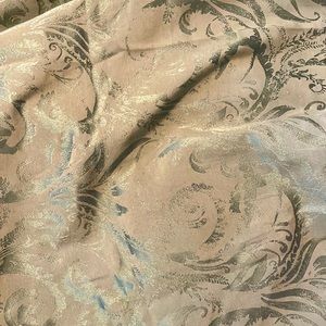 TABLECLOTH-Rectangle Vintage Green Embroidered Table Linen Cloth 102 x 54